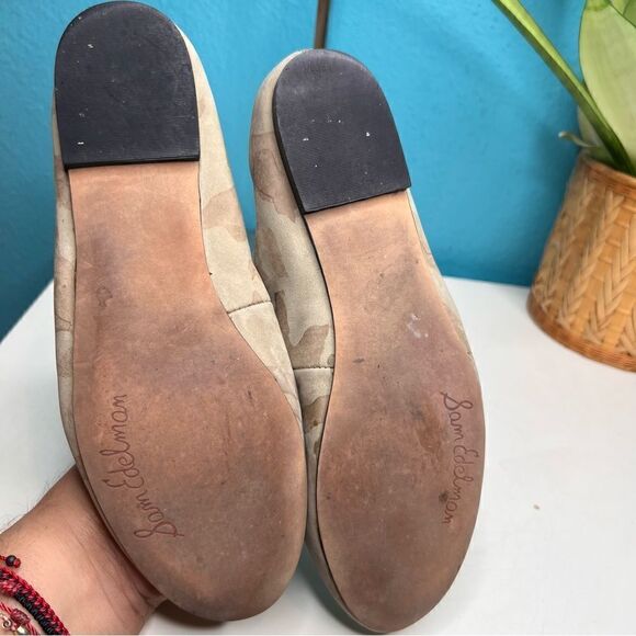 Sam Edelman Leather camo print flats - Picture 3 of 3
